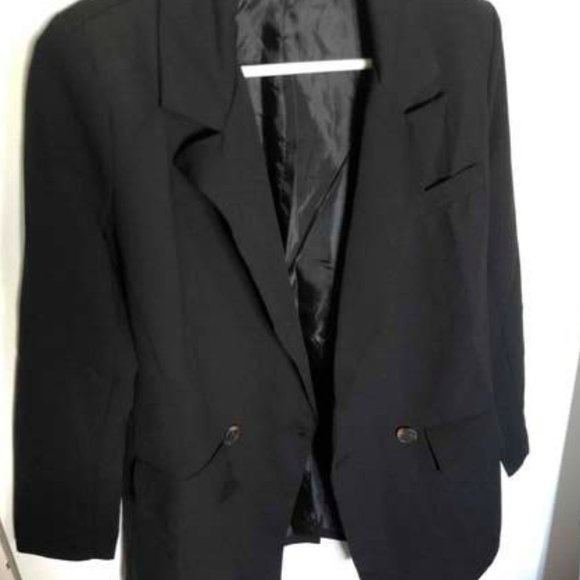 THE CLASSIC Black Blazer Jacket - Picture 3 of 5